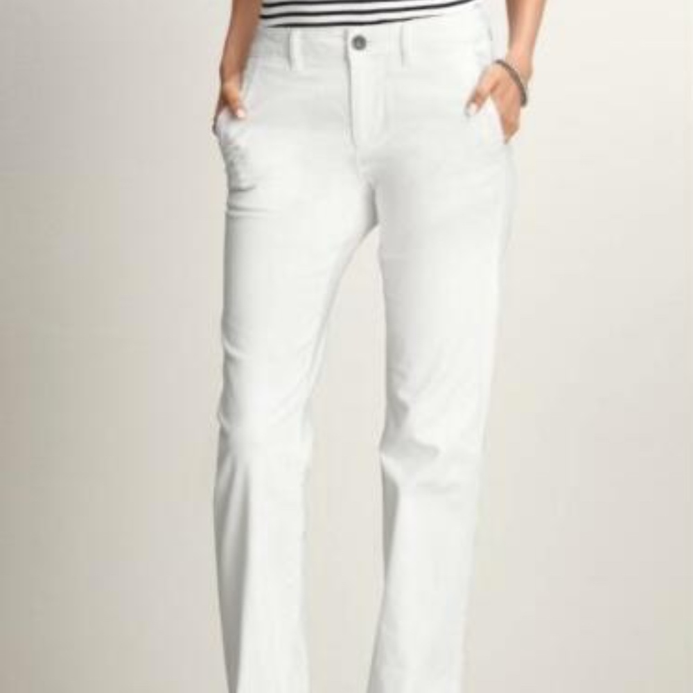 Banana Republic Bootcut Boot Leg Jeans White